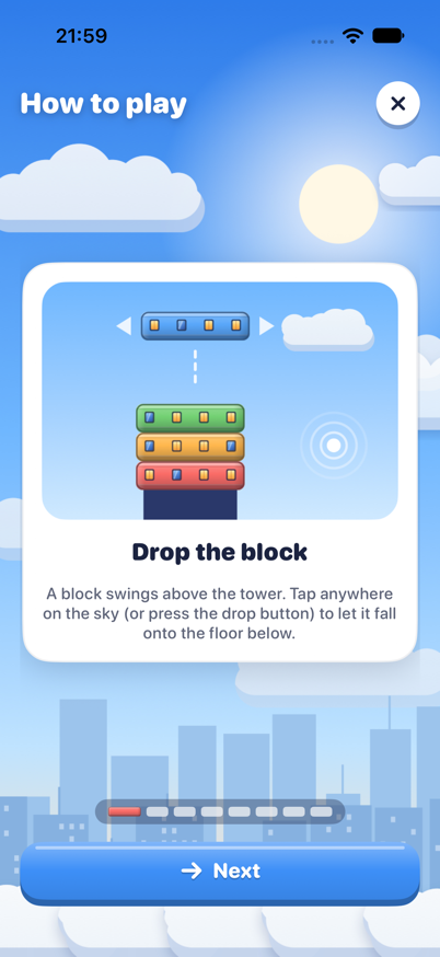 Illustrated how-to-play guide page